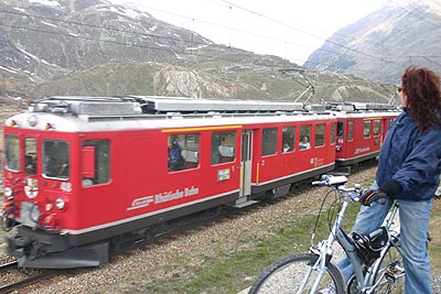 altimetria della statale del Bernina